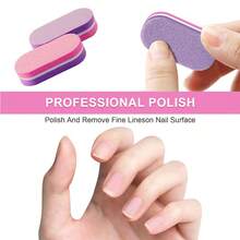 Bộ dụng cụ chăm sóc móng chuyên nghiệp, bao gồm dũa móng, khối đánh bóng, kìm cắt móng tay & móng chân màu đen, dũa đánh bóng - Nhiều màu - Xem 5
