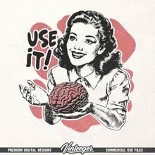 Diseño retro divertido - Diseño de camiseta con cita sarcástica - Frase de chica atrevida - Gráfico vintage humorístico para sublimación e impresión - Blanco - Ver 8