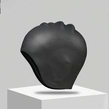Plus Size Silicone Swimming Cap, High Elasticity Silicone Material, Tight Fit, Soft & Comfortable Ear & Hair Protection Waterproof Swim Cap, Suitable For Adult Men & Women - Multicolor - View 15