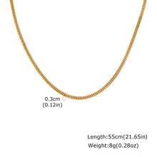 1件 3mm/5mm/7mm/9mm 不鏽鋼鍊條項鍊，極簡時尚男士項鍊，粗/細鍊條，黑色/金色/銀色，防水飾品，送給男朋友/父親的禮物，中性，夏季配件 - NC1982 - 查看 39