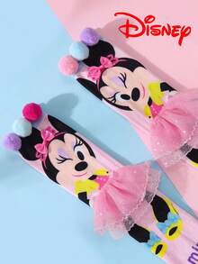 Cute 3D Disney Sock Children's Princess Series Knee-High Stockings, Fashionable Snow White Children's Stockings Party, High-Quality Gifts, School Is Back In Session, Fun And Fashionable Disney Sock Little Fan Disney Princess Calf Stockings - Multicolor - View 3