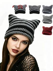 1 chiếc mũ len kiểu chú hề đan tay Unisex, mũ hip hop Y2K độc đáo vui nhộn thời trang đường phố - chú hề - Xem 14