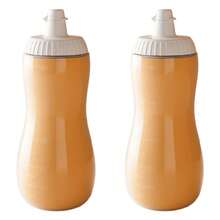 500ml Plastic Squeeze Seasoning Bottle, Leak-Proof Refillable Sauce Dispenser Bottle, Suitable For Ketchup, Sesame Sauce, Salad Dressing And Kitchen Use - Multicolor - View 12