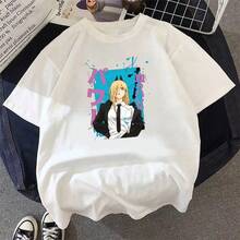 The-Untamed-Spirit-T-Shirt_1 Unisex Cute Anime Graphic Tee Summer Short Sleeve Casual Daily Wear T-Shirt - Blanco - Ver 1