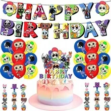 Hasbro 180 piezas Suministros de fiesta de cumpleaños con decoraciones de globos de estilo lindo Dandy, decoraciones variadas perfectas como regalo de cumpleaños y pequeña sorpresa para la fiesta de cumpleaños - 18 - Ver 1