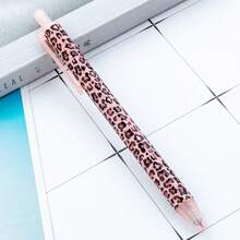 1 Or 3pcs 2026 New Leopard Print Ballpoint Pen Set, Featuring Pressure-Activated Design. Fun And Simple Printed Ballpoint Pens, Ideal For Journaling And Gift-Giving. Perfect For Weddings And Valentine's Day. Available In 5 Colors (New Light Brown Leopard, New Dark Brown Leopard) - Multiple Styles - View 23