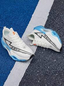 Men's Running Shoes, New Seasonal Running Shoes, Comfortable Shock-Absorbing Rebound Carbon Plate Sports Shoes, Couples Running Shoes, Suitable For Exercise, Long-Distance Marathon, Short-Distance Running, Gym Use, Low-Top Lightweight Sports Shoes, Daily Commute Training Shoes, Fashionable Casual Walking Shoes, Suitable For All Seasons - White - View 8
