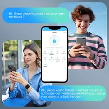 DOYFAY Smart Door Lock - Black - View 8