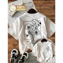 Una camiseta 100 % para mujer de cuello redondo, ropa de mujer para primavera y verano, una opción elegante y casual, estampados divertidos, ocasiones festivas, entrega local - Blanco - Ver 6