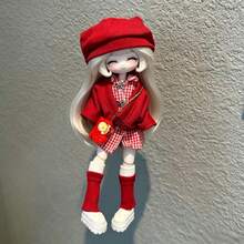 1套17cm BJD服裝，精緻可愛時尚美觀BJD服裝套裝，服裝配件，新年禮物聖誕禮物生日禮物(僅含服裝，不含娃娃和鞋子) - 彩色 - 查看 12