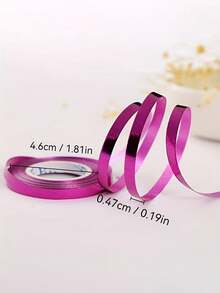 1/10pcs Laser Balloon Ribbons, Colorful Shiny Party Decoration Ribbons Suitable For Weddings, Birthdays, Festivals, Great For Gift Wrapping And Decorations, Party Decoration Ribbons, Brilliant Ribbons, Shiny Surface - Multicolor - View 6