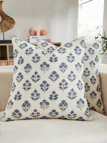 The 2026 New Retro Printed Pillow Cover Is Suitable As A Cushion For Decorating Living Rooms And Bedrooms, A Pillowcase For Home Decoration In Living Rooms, And Suitable For Use Throughout The Four Seasons. - Purple - View 8
