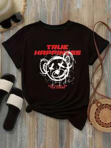 2026 Women's-Shirts True Happiness Mouse Thrill%, Breathable Blusas Para Mujer Casual - Negro - Ver 3