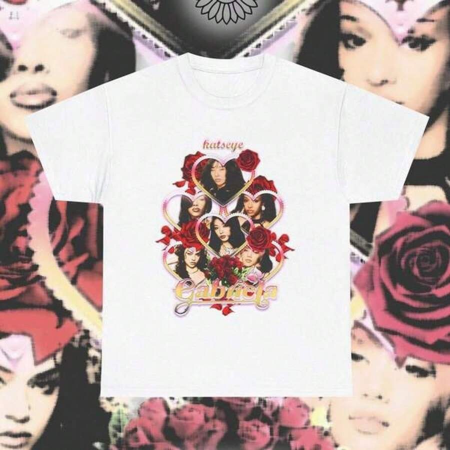 Katseye The Beautiful Chaos Tour Shirt Crewneck Short Sleeve Tops Graphic Tee 2026 Fans Music T-ShirtPlayeras De Mujer Algodon Blusas Frescas Para El Calor Blusas Dama Playeras Mujer Blusa Blanca Playeras Basicas De Mujer Blusas Oversize Para Dama  Y2k Mujer Verano Camisetas De Mujer Algodón Playeras Para Mujer Envio Nacional - Blanco - Ver 1