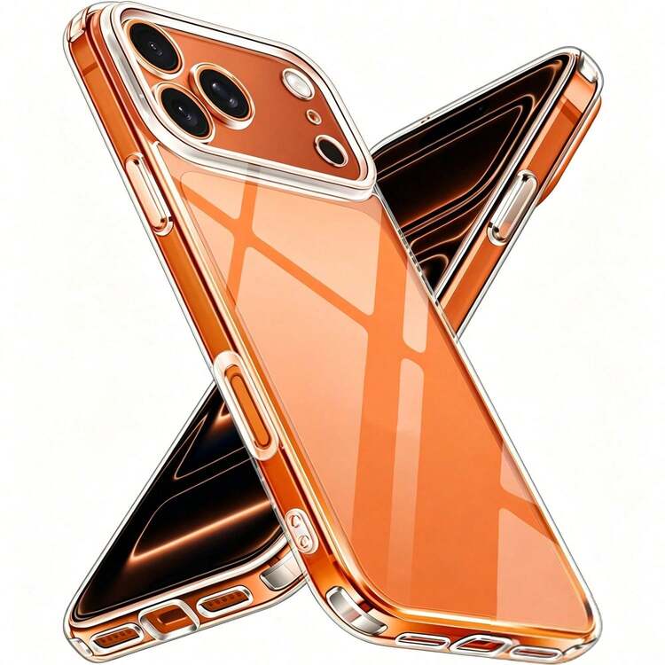 适用于 15、14、13、12、11 的高透明度、不泛黄、防指纹软壳；适用于 16 Pro Max 的极简透明保护壳 - 無色 - 查看 7