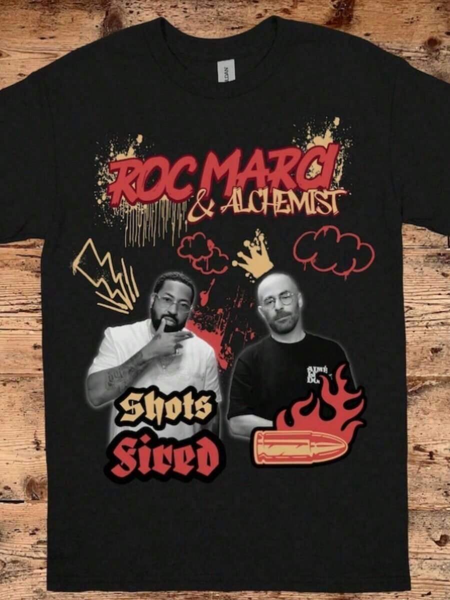 1 Piece "Raised On Old School Hip Hop Retro Caste Tape PNG" T-Shirt, For 90s Music Lovers, Vintage Hip Hop Gift, 180g 100% Cotton. - 黑色 - 查看 1