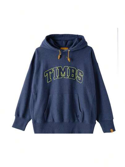 Timberland Áo nỉ thể thao nam kiểu dáng chui đầu màu xanh dương đậm PATRIOT BLUE HEAT, mẫu mới mùa hè 2026, kiểu dáng đại học.
