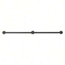 5ft Black Galvanized Iron Stair Handrail - Stylish Wall-Mounted Support - 預設 - 查看 5