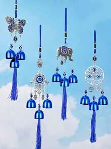 Dream Catcher Wind Chime Decoration, Sun Catcher Window Decoration, Sleep Essentials, Home Decor Dreamcatcher Hanging Ornament, Girl's Room Decoration, Handmade Woven Feather Dream Catcher Wind Chime, Cute Birthday Gift,Home Decor ,Room Decor - Multicolor - View 3