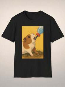 I Can't Be Responsible For What My Face Does When You Talk, Funny T-Shirt, Cool Summer Clothes For Women - 黑色 6 - 查看 6