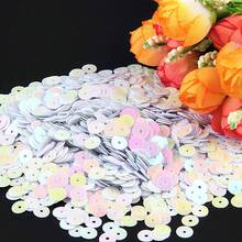 AB White & White Loose Sequin 3mm-30mm PVC Cup Flat Round Sequins Paillette For DIY Sewing Embroidery Wedding Jewelry Making Creative Projects Crafts Decoration - 20 Grams - View 15
