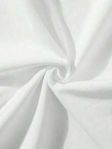Camiseta Blanca Suave y Transpirable para Mujer - Top Casual de Cuello Redondo Holgado con Diseño de Flores Moradas, Adecuada para Uso Diario y Ocasiones Especiales, Ideal para el Hogar y Eventos, Lavable a Máquina, Tejido Moderno y Duradero, Camiseta Casual de Manga Corta con Cuello Redondo, Tejido Suave y Transpirable para Fiestas y Regalos. - Blanco - Ver 3