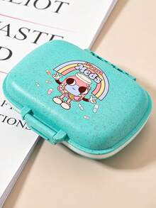 Cute Pill Pattern Printed Portable Pill Box, Moisture-Proof Medicine Storage Box, Compartmentalized Travel Pill Box, Daily Small Pill Box Suitable For Pocket Or Handbag, Reusable Unisex Medicine Vitamin Storage Box, Medication Planner, Daily Carry Small Pill Box For Storing Vitamins, Medications, Nutritional Supplements, Travel Essential Accessory - Multicolor - View 19