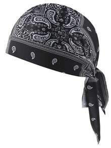 1/3pcs Unisex Breathable Quick-Dry Pirate Hat, Sun Protection Motorcycle Riding Cap, Pirate Bandana For Men & Women, Suitable For Cycling, Outdoor Sports, Etc. - Multicolor - View 12