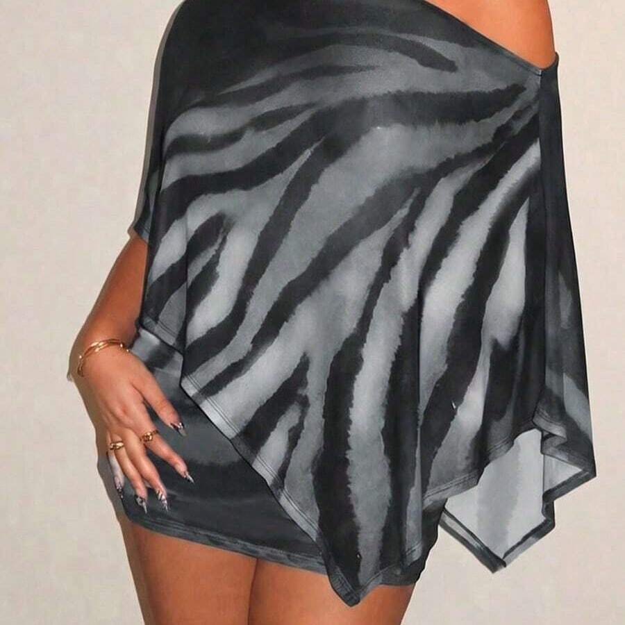 Women Midi Dresses - Grey - View 1