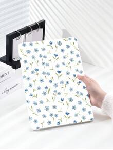 INS风格简约蓝色花卉印花保护套，适用于Kindle NK 11/Kindle儿童版/Kindle Paperwhite 5、Kindle 2024，轻薄便携，具备自动唤醒/睡眠功能，完美贴合保护您的阅读设备，是送给孩子/家人的理想礼物。 - 彩色 - 查看 11
