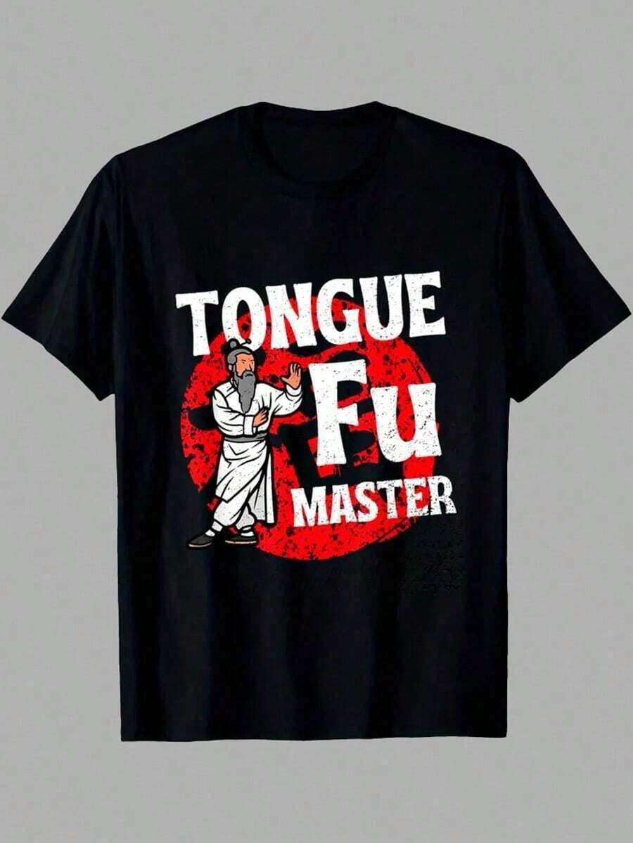 MMP Impreso y Enviado en EE. UU. | [Camiseta Divertida de Humor para Adultos] Maestro de Lenguaje Sarcastico y Atrevido - Camiseta Divertida de Humor para Hombres - Camisetas Gráficas para Hombres, Ropa de Halloween, Camisetas Romwe de Otoño, Y2k, Camiseta Gráfica Divertida de Navidad y Halloween, Adecuada para Festivales, Fiestas, Uso en el Hogar, Viajes Diarios, Regreso a Clases y Atuendos para Conciertos. - Negro - Ver 1