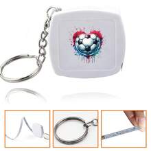 Portable Mini Retractable Tape Measure With Keychain Double Sided Scale Soft Measuring Tapeline Pocket Sized Tape Measure For Sewing Tailor Body Measuring Crafting And Household Use Lightweight And Durable For Daily And Travel Convenience - White - View 19