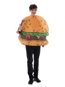 Trang phục hóa trang hình bánh hamburger lễ hội, thích hợp cho lễ hội âm nhạc, Halloween, Giáng sinh, trang phục cosplay hình bánh hamburger hoạt hình dễ thương dành cho người lớn unisex. - Nhiều màu - Xem 4