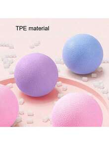 1 pieza Pelota de masaje para pies, cuello, espalda y relajación muscular de la cintura, accesorios de gimnasio para fitness y yoga - Multicolor - Ver 4