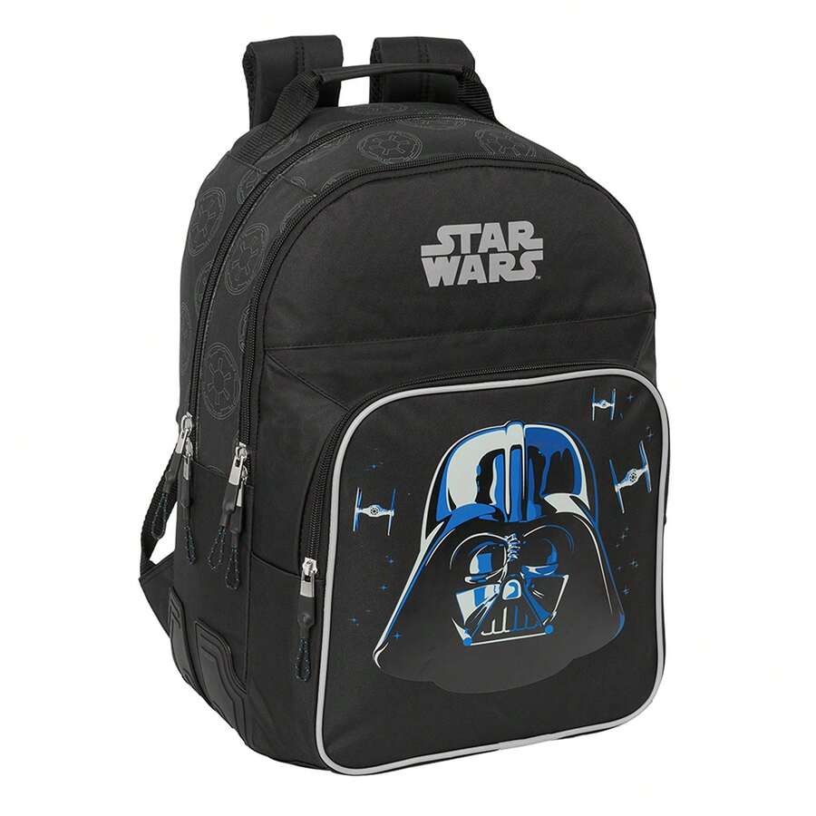Safta Disney | Ba lô kéo cỡ lớn Star Wars Compact Evolution với các ngăn có thể tháo rời, thiết kế tiện dụng và có đệm, túi lớn phía trước, ngăn đựng chai nước bên hông, khóa kéo đôi, tay cầm phía trên - Miễn phí vận chuyển ✅ Giao hàng trong 24/48 giờ đến Tây Ban Nha lục địa - Lựa chọn 7 - Xem 1