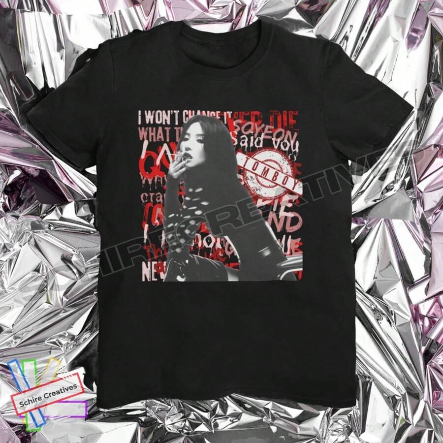 Camiseta Unisex G-Idle Soyeon , Camiseta Gráfica Soyeon, Camiseta para Niños, Sudadera - Negro - Ver 1