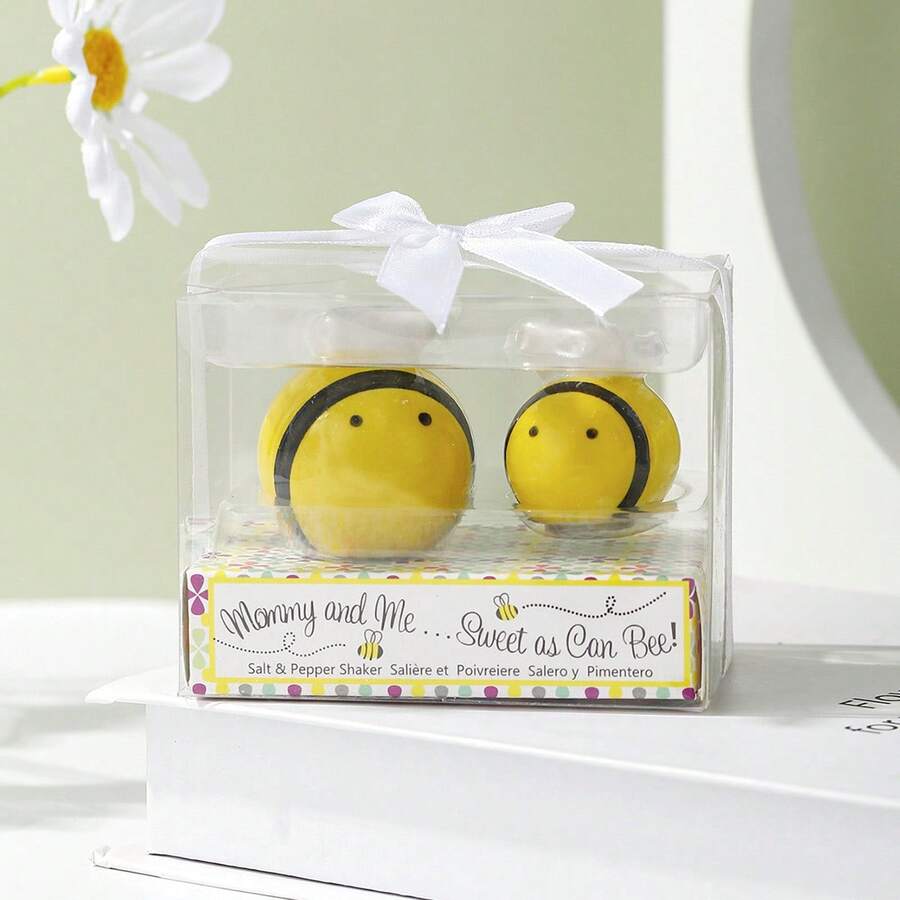 Bee Jar Kitchen Supplies Cute Small Seasoning Jar Ceramic Spice Storage Jar Gift Set For Home Kitchen, Suitable For Friends To Give Each Other As Gifts, Business Gifts, Promotional Gifts, Conference Gifts, Welfare Gifts, Holiday Gifts, Public Relations Gifts