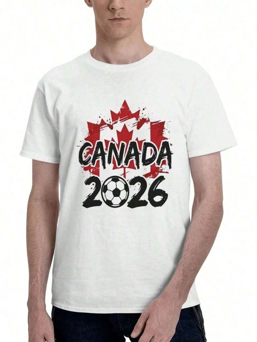 2026 World Cup Canada Funny T-Shirt Unisex - trắng - Xem 1