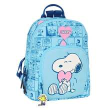 Safta SNOOPY 大型輕便進化版書包，帶可拆卸可清洗輪子，兒童返校背包，符合人體工學的加厚肩帶，大容量前置口袋和水壺袋 - 免費送貨 ✅ 西班牙大陸地區 24/48 小時送達 - 選項 2 - 查看 2
