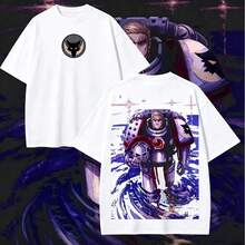 Guerrero Armado con Hacha + Calavera y Huesos Diseño Dark Fantasy Tallas S-XXXL-PlCamiseta Unisex Algodón 100% Estampado Doble Cara:M036 - Blanco - Ver 3