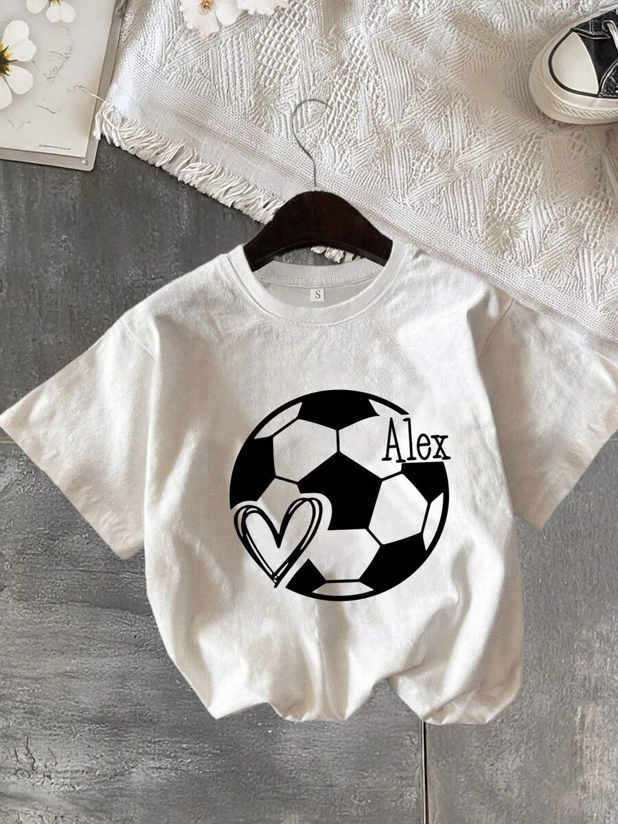Personalized Soccer Player Jersey, Jersey With Your Name, Soccer Player Tee, Gift For Soccer Lover, Soccer Team Jersey, Game Day, Gift For Soccer Fan - 白色的 - 查看 1