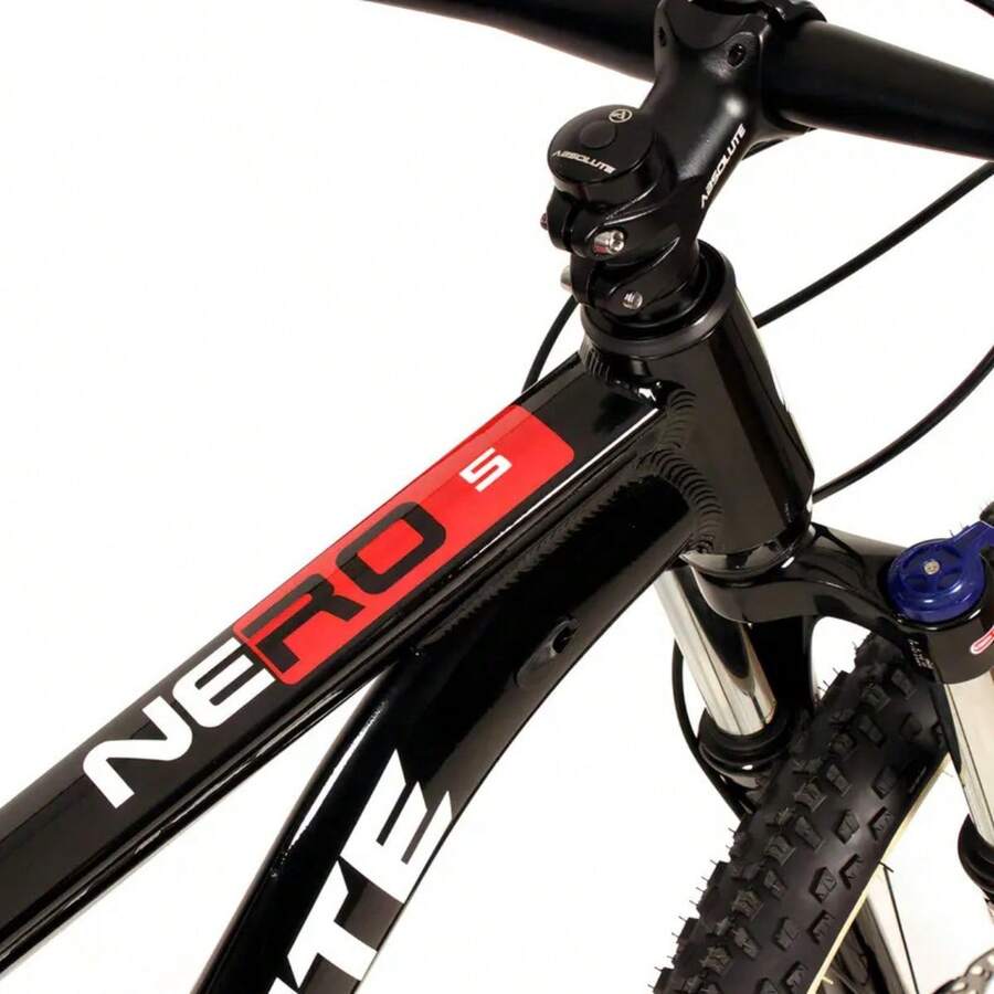 29" Absolute MTB Bike, 12-Speed, Hydraulic Brakes, Suspension Lockout, Matte Green Color, Frame Size 21 - 黑色亮光 - 查看 1
