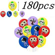 Hasbro 180 piezas Suministros de fiesta de cumpleaños con decoraciones de globos de estilo lindo Dandy, decoraciones variadas perfectas como regalo de cumpleaños y pequeña sorpresa para la fiesta de cumpleaños - 18 - Ver 4