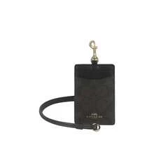 Coach Printed Women's Wallet Cardholder CZ285IMXAQ - 胡桃木色佐黑色CZ285IMXAQ - 查看 11