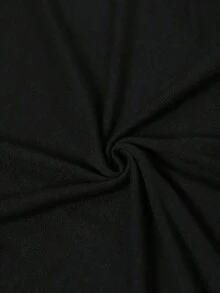 Camiseta Holgada de Tela Gruesa, Camiseta Oversize de Wo con Estampado de Calaveras y Rosas, Inspira mi Interior, Mata mi Curiosidad Química, Top Casual Negro de Manga Corta y Cuello Redondo - Negro - Ver 6