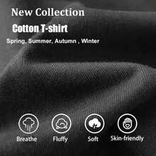 [100% Cotton] Women's Loose Fit Graphic T-Shirt - Mom Design With Hearts, Bows And Leopard Print, Soft And Breathable Crew Neck Short Sleeve Casual T-Shirt For Mother's Day Gift, All Season Comfort, Ca BSXQ IEUG - 白色 - 查看 3
