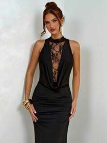 Women Midi Dresses - 紫紅色 - 查看 11