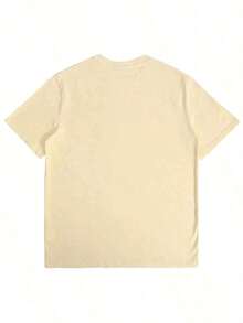 New Summer Collection 2026: Shipped Locally, Women's Oversized Style, Fashionable T-Shirt With Cherry Print And Leopard Bow, Stylish T-Shirt With Attractive Design, Fashionable Shirt For Casual Wear, Classic T-Shirt With Unique Pattern, Great T-Shirt For Fashion Lovers, Oversized T-Shirt For Women, Perfect For Parties Or Gifts, Soft And Comfortable, 100% Pure Cotton. - 杏色 - 查看 3