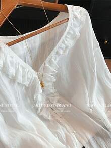 Women Blouses & Shirts - White - View 2