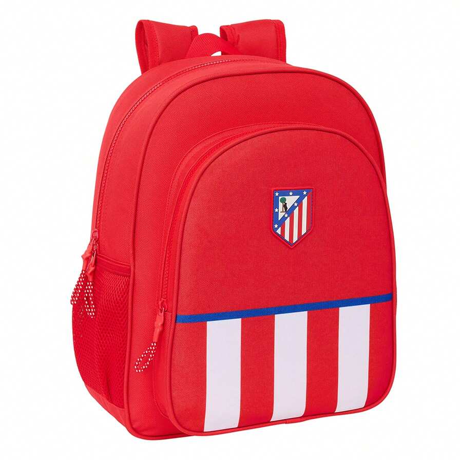 Atlético de Madrid 馬德里競技隊大型 Compact Evolution 拉桿背包,帶可拆卸一體式拉桿、加厚背墊、官方授權、可容納 15 英寸筆記型電腦的雙隔層、USB 接口 - 免費送貨 ✅ 西班牙大陸地區 24/48 小時送達 - 選項17 - 查看 1